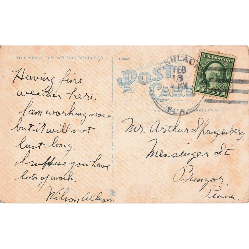 Interlachen Florida FL Divided Back Postcard 1913 Box of Oranges Citrus Crate - Picture 2 of 2